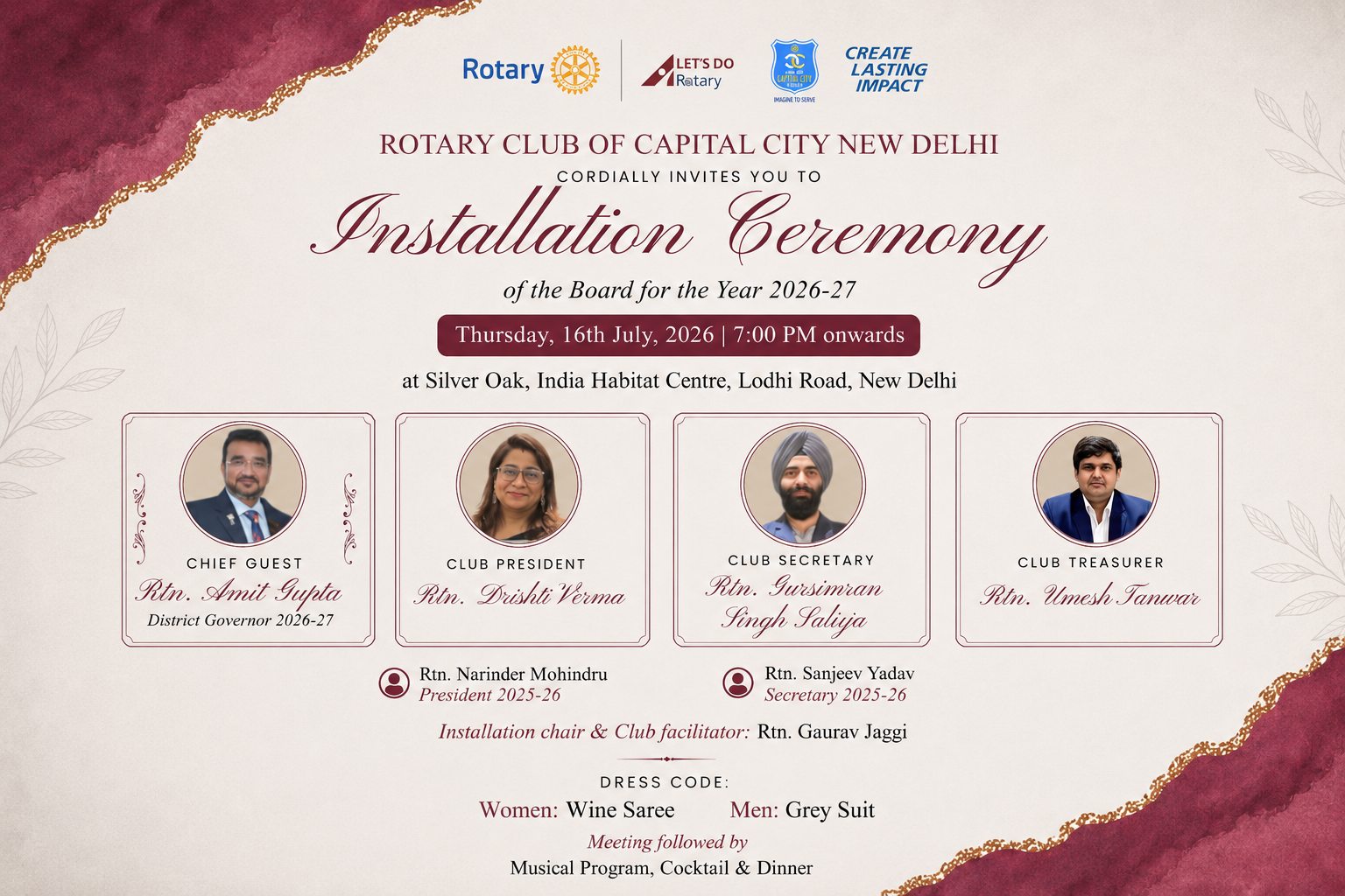 Installation Ceremony