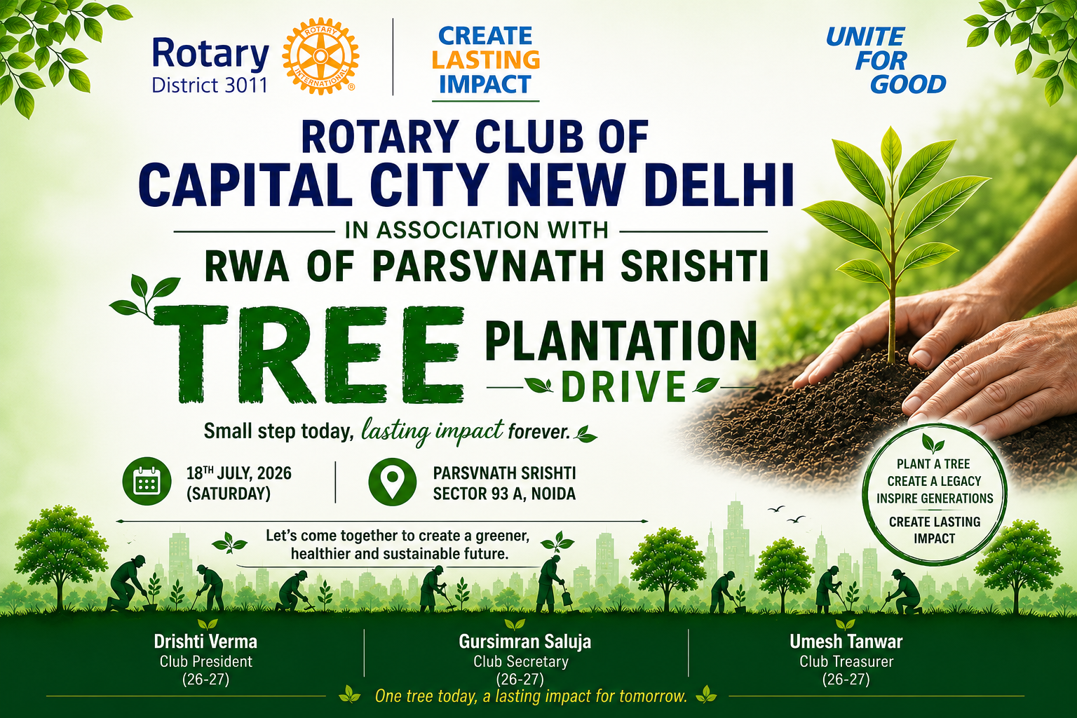 Tree Plantation Drive - Noida